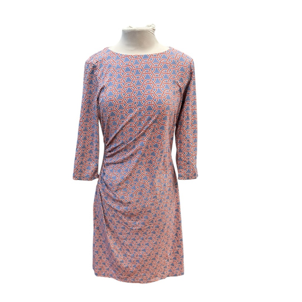 J McLaughlin Catalina Cloth Ruched Dress - Large